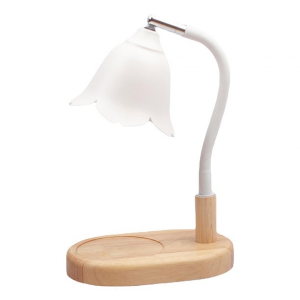 Lámpara calentadora de velas de cera , Control regulable, adaptador US 110V, pantalla de hierro, tubo Flexible para decoración del hogar,