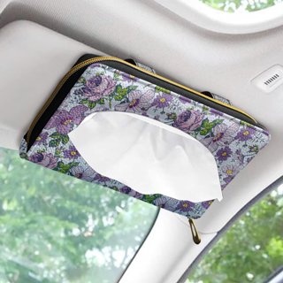  ALAZA Palm Tree Flamingo Pink Car Visor Tissue Holder Car Tissue  Holder Car Tissue Box : Automotive