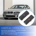 thumbnail image 4 of 2Pcs Car Air Conditioner a / C Temperature Control Panel Switch Button Key Cover for X5 E39 E53 525I, 4 of 5