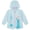 Elsa Ice Blue, variant on Frozen Little Girls' Hooded Zip-Up Rain Jacket Elsa Ice Blue