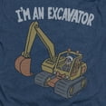 thumbnail image 2 of Blippi I'm an Excavator Unisex Adult Heather T Shirt, Navy Heather, X-Large, 2 of 3