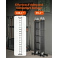 thumbnail image 5 of KFFKFF Versatile Collapsible Ladder, 7-Function Tall Expanding Step Ladder, A-Shape 5-Step Extendable Ladder, 19ft Maximum Height Robust Adjustable Ladder, 330 lbs Load-Bearing for Domestic Outdoor, 5 of 9