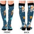 thumbnail image 2 of FREEAMG Space Compression Socks Women Men Long Stocking (20-30mmHg) Travel Knee High Stockings for Athletic Sports,Running,Cycling,Nursing, 2 of 7