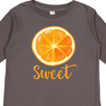 thumbnail image 4 of Inktastic Sweet Orange Boys or Girls Long Sleeve Toddler T-Shirt, 4 of 5