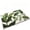 green, variant on Tufted Bath Mat, Green Leaf Patterned Soft Absorbent Rugs with Non-Slip Rubber Backing for Front Door Bathroom Kitchen
