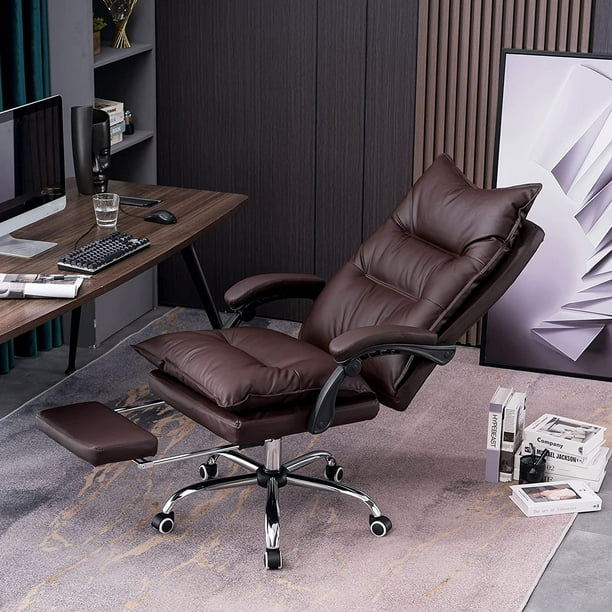 Erommy High Back Office Chair,PU Leather Executive Desk Chair