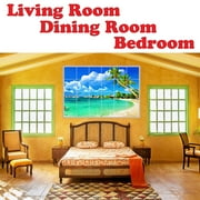 Picture-Tiles.com: Dolphin Ceramic Tile Wall Mural WAL500523-43M. 24W x 18H using (12) 6 x 6 Ceramic Tiles-Satin Finish