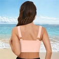 thumbnail image 4 of vigerkar Bikini Tops for Women Tankini Tops Beach Padded Knot Twist Cut Out Adjustable Swimwear Top Only Light Pink, XXL, 4 of 8