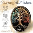 thumbnail image 3 of Set de regalo de monedas Sobriety con chip AA MilestoneMint Tree of Life, 3 of 8
