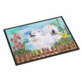 thumbnail image 1 of Carolines Treasures CK1253MAT Samoyed Spring Indoor or Outdoor Mat - 18 x 27 in., 1 of 4