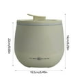 thumbnail image 3 of TIMIFIS Kitchen Gadgets Rice Cooker 110V Standard Multi Functional Small Rice Cooker Dormitory Person Steaming and Cooking Soup Intelligent Mini Rice Cooker Kitchen & Dining, 3 of 6