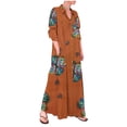 thumbnail image 1 of PVCS Chemise Habillée pour Femmes Jupe Longue Manches Longues Poche Automne Printemps Col Chemise, 1 of 9