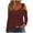 002* Brown, variant on bnaln Off The Shoulder Tops for Women Summer Tops Long Sleeve V Neck Shirts Dressy Casual Blouses Tee Solid Color Tunic Tops T-Shirt Outfits Trendy Clothes
