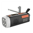 thumbnail image 1 of Emergency , 4500mAh Portable Hand Crank Solar Powered AM SW Outdoor, 1 of 8