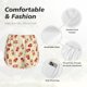 thumbnail image 4 of Balery Cartoon Popcorn Pantalones cortos deportivos para mujer con forro y dos bolsillos, elásticos, para entrenamiento, gimnasio, yoga-Small, 4 of 7
