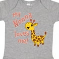 thumbnail image 4 of Inktastic My Nonna Loves Me Cute Giraffe Boys or Girls Baby Bodysuit, 4 of 5