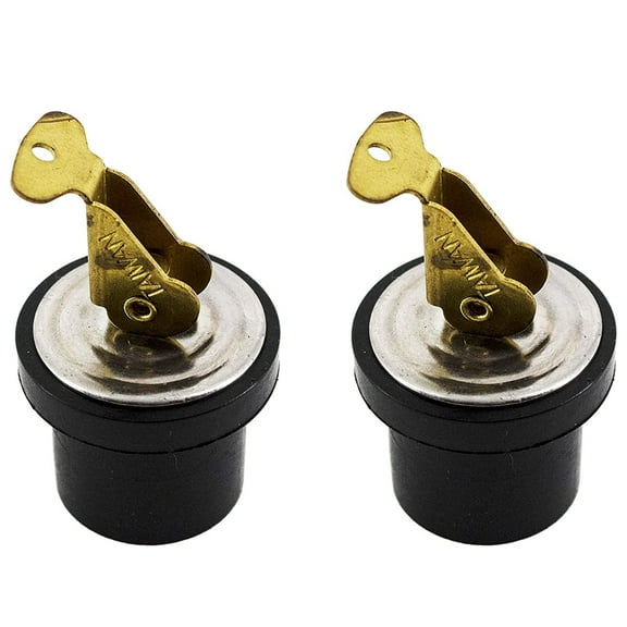 Marine City Snap Lock Baitwell Plugs - 5/8"(Sold per Pack of 2)