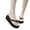 Multicolor, variant on POIUYTR Womens Wedge Flip Flops with Arch Support Cushion Soft Rubber Slip On Beach Slides Platform Thong Sandals with Rubber Sole
