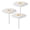 3pcs, variant on Limei 1/3 Pcs Plant Sunshade Easy Installation Sunblock Shade with Adjustable Height Outdoor Waterproof Reusable Garden Shade Disk Umbrella for Plants