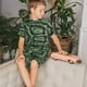 thumbnail image 4 of Balery Green Snakeskin Conjunto de Pijama Infantil de Manga Corta con Estampado – Ropa de Dormir de Algodón Suave-Medium, 4 of 6