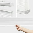 thumbnail image 3 of Keego Top Down Bottom Up Shades Cordless Cellular Blindss Double Single Cell Window Blinds Light Filtering Honeycomb Shades Thermal Insulated Blinds(Gray Sheen-Light Filtering, 49"W x 78"H), 3 of 6
