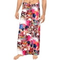 thumbnail image 3 of HAPPY BAY Men's Pareo Swim Trunk Vacation Sarong Beach Wrap One Size Multicolor, All Over Palm Summer Vacation Aloha, 3 of 4