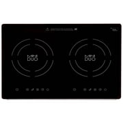 True Induction MD-2B Built-In 20 Mini Duo Induction Glass-Ceramic Cooktop, UL858 Certified, 1750W
