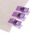 thumbnail image 2 of 20 Unids/pack Clip De Costura De Plástico Para Acolchar Costura Tejido Abrazaderas De Encuadernación Púrpura, 2 of 8