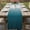 Teal Blue, variant on Table Runner 72 Inches Long for Kitchen Dining, Navy Blue Ombre Dresser Scarf Farmhouse, Dining Table Decorations for Wedding/Parties, Contemporary Gradient Abstract Art 14 x 72 In