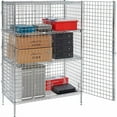 thumbnail image 2 of Nexel Security Wire Shelving Unit 2 Quick Adjust Shelves 48""Wx18""Dx66""H Chrom, 2 of 4