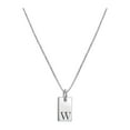 thumbnail image 3 of Initial Necklace for Women Silver Plated Letter Pendant Delicate Name Necklace Initial Charm Jewelry for Everyday Wear, 3 of 3