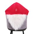 thumbnail image 4 of Cubierta Trasera De La Silla Estilo De Papá Noel Tela No Tejida Cubierta Protectora De La Silla Silla Suave Anticolisión Tela Protectora Para El Hogar Cocina Sala De Estar Noticed HA026360-01, 4 of 7