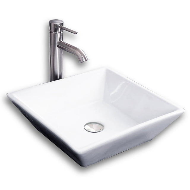 Esatto ® Kit Maya Paquete De Precio Mejorado Lavabo Llave Baño Cespol Contra Listo Para Instalar ESATTO ECONOKIT DROP
