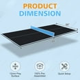 thumbnail image 4 of Mid-Size 8ft Portable Ping Pong Table Tennis Table Top-Foldable Conversion Top for Indoor/Outdoor,Black, 4 of 7
