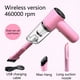 thumbnail image 4 of Potente aspiradora inalámbrica de 60W - Portátil de alta succión para hogar y auto, 30 minutos de duración, carga USB, rosa, 4 of 9