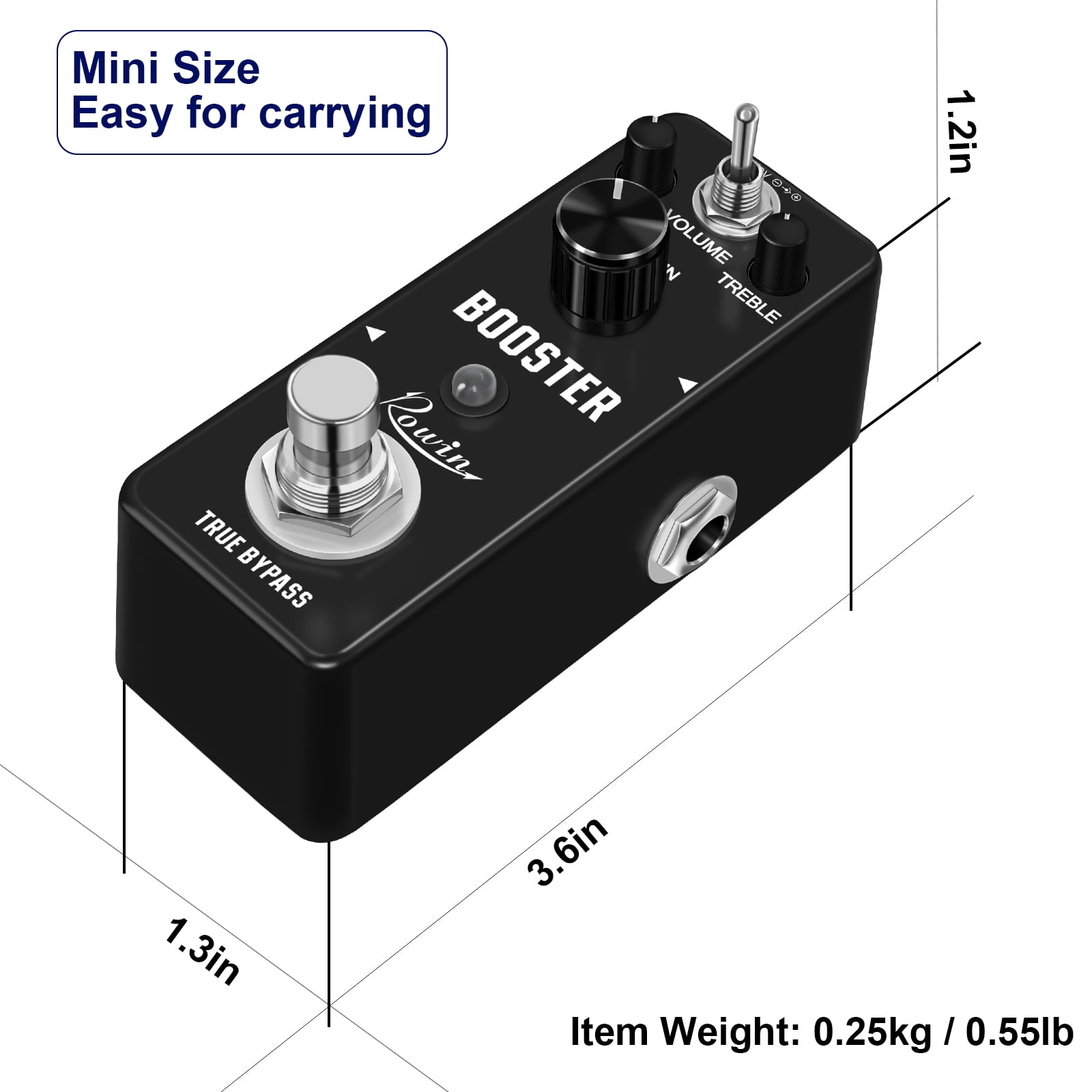 Free Shipping! Rowin Harmonizer Digital Guitar Effect Pedal