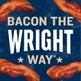 thumbnail image 2 of Wright Brand Hickory Real Wood Smoked Steak Cut Refrigerated Bacon, 20 oz, 2 of 11