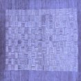 thumbnail image 1 of Ahgly Company Indoor Square Abstract Blue Modern Area Rugs, 5' Square, 1 of 4