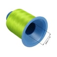 thumbnail image 6 of Uxcell 1968 Yards 150D/0.25mm Extra Strong Bonded Polyester Threads (Lime, 2 Pack), 6 of 7