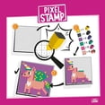 thumbnail image 5 of Trodat Pixel Stamp Fantasy - The combination of Pixel Art and Stamp by Numbers, 1 coloring book for children, 18 fantasy templates & 6 colorful stamps (purple, green, yellow, orange, pink, black), 5 of 9
