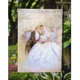 thumbnail image 3 of Carolines Treasures APH8292GF Wedding Couple Kiss Flag Garden Size, 3 of 3
