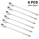 thumbnail image 1 of 6 cucharas largas, cucharas para revolver cócteles, cucharas de café, acero inoxidable., 1 of 4