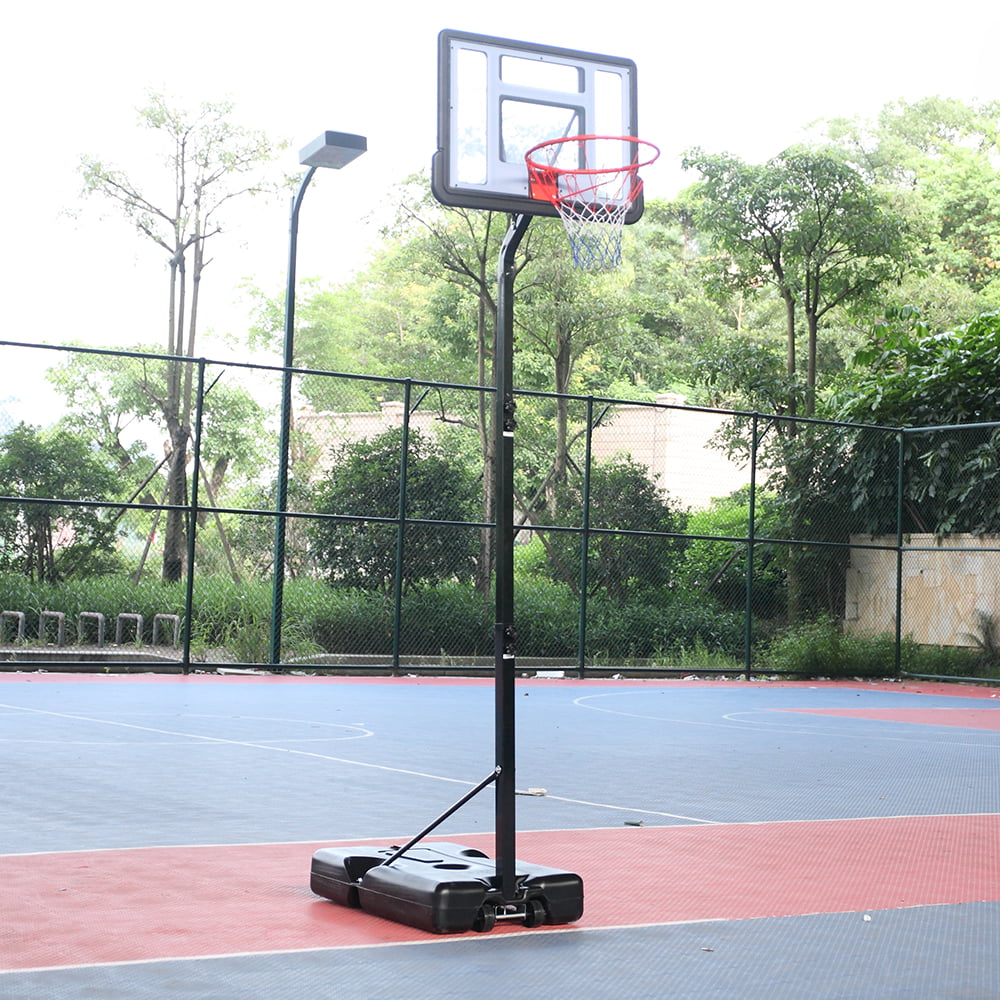 Basketball Hoop, 6.8-8.5ft Adjustable Kids In-Ground ...