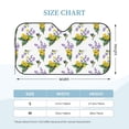 thumbnail image 3 of Bingfone Lavender Flowers Car Windshield Sunshade,Sun Foldable Sun Shield Sun Visor for Car - Medium, 3 of 8