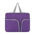 thumbnail image 1 of Housse d'Ordinateur Portable Étanche Sacoche Portable Pochette Protectrice Réutilisable Compartiments de Rangement pour Affaires Violet 15,6 Pouces, 1 of 9