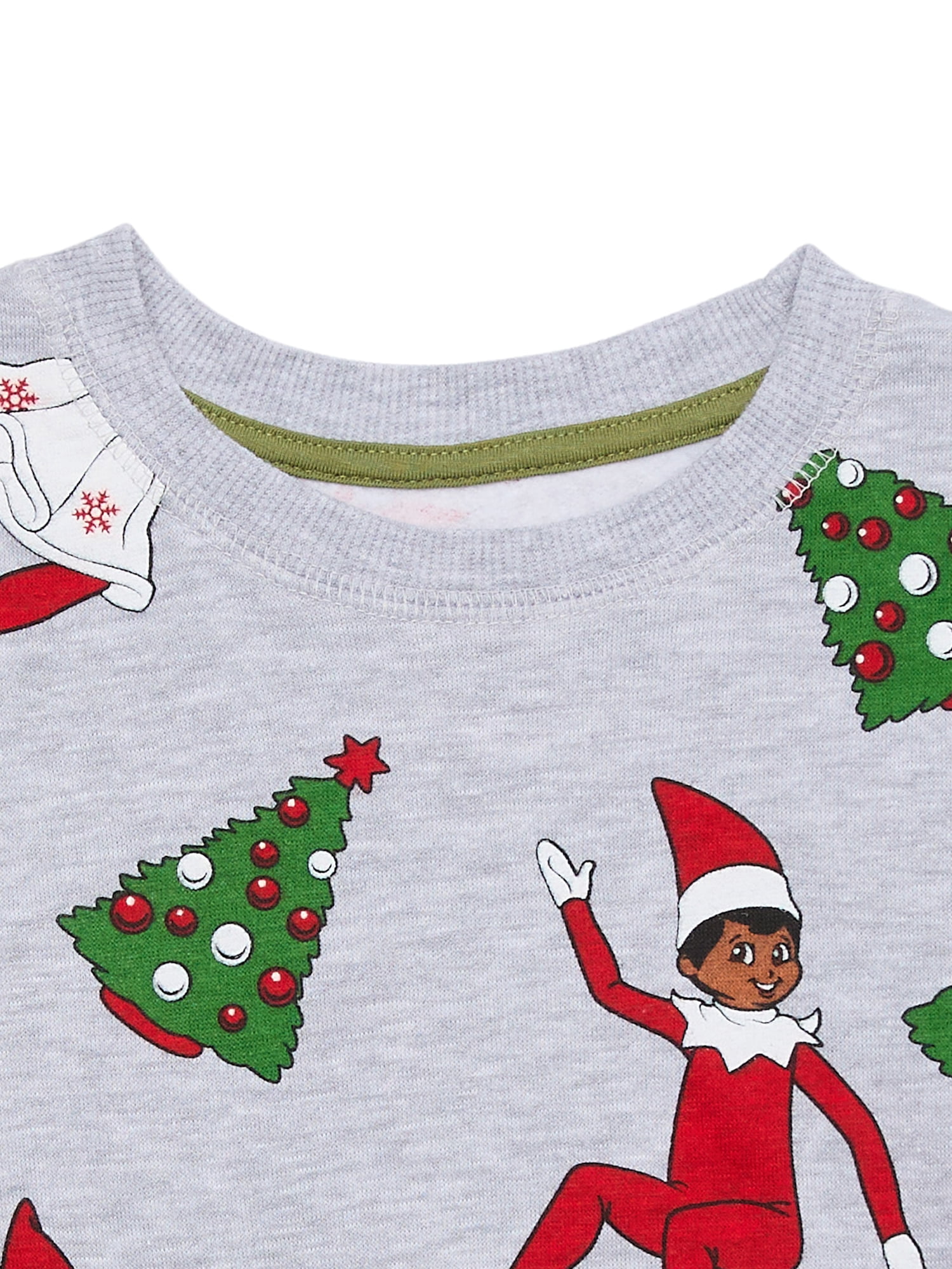 Elf on the Shelf Toddler Boys Holiday Crewneck Sweatshirt, Sizes 12M-5T