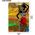 thumbnail image 3 of FMSHPON Black Woman Southern Landscape Clipboard Hardboard Wood Nursing Clip Board and Pull for Standard A4 Letter 13x9 inches, 3 of 7