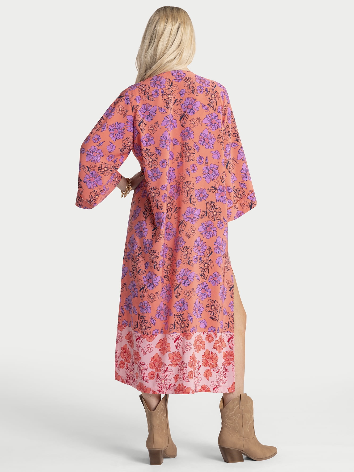 Jessica Simpson Women's Duster with Lace Insert, Sizes S-XL