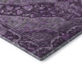 thumbnail image 3 of Addison Rugs Mayfield Premium Machine Washable Traditional Border Eggplant Rectangle Rug, 5' x 7'6", 3 of 7