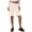AK11-Beige, variant on Lumtrix Womens High Waisted Bermuda Long Shorts Stripped With Pocket Workout Wide Leg Loose Knee Length Shorts Short Pants Beige M